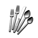 Lisa Jenks Diamonds Stainless-Steel 45-Piece Flatware Set, Service for 8