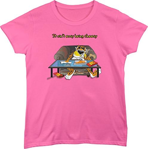 BSW Women's It Ain't Easy Being Cheesy Cheetos Cheetah Drugs Shirt MED Azalea