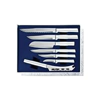 Rada Cutlery Starter Set Part 2, 7 Pc Boxed Gift Set, Made in USA, Aluminum Handles