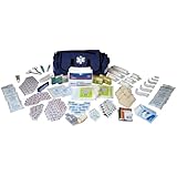 Dixie EMS Fully Stocked 147 Piece First Responder On Call Kit, Blue
