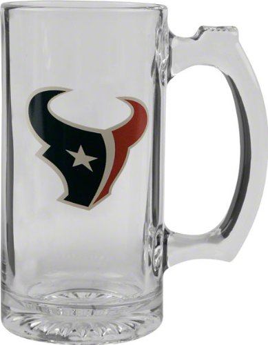 Houston Texans Beer Mug: 3D Logo Glass Tankard