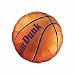 Basketball Slam Dunk 18" Mylar Balloon