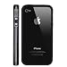 Silicone and Plastic Assembly CDMA Bumper For iPhone 4 and 4S TRANSPARENT/BLACK