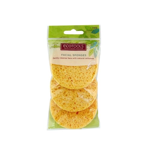 Ecotools Celloulose Facial Sponges 3-Count (Pack of 3)