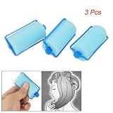 3 Pcs Lady DIY Hairdressing Blue Sponge Roller Hair Curler Beauty Tool