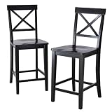 Bradford Counter Stool - Set of 2 (Black)