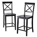 Bradford Counter Stool - Set of 2 (Black)