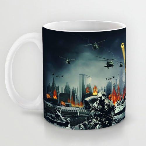 Battlefield Game Batman Tactical Shooter Mugs,Best Gift Coffee Mugs/Tea Mugs/Drink Cups - Dishwasher and Microwave Safe