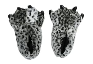 Simplicity Bear Claw Animal Feet Slippers Plush Warm Indoor Shoes