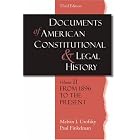 Click here to buy Documents of American Constitutional And Legal History: From 1896 To The Present by  Melvin I. Urofsky and Paul Finkelman.