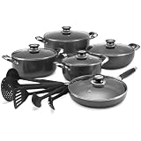 Concord 16 Piece Nonstick Aluminum Cookware Set