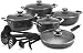 Concord 16 Piece Nonstick Aluminum Cookware Set