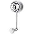 14 Gauge 8mm Clear Gem Vertical Hood Piercing -3/8" 2.5mm Rise