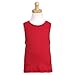 Boys Basic Red Rib Knit Crew Neck Tank Top Shirt 4