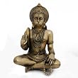 Handcrafted Lord Hanuman Sitting Statue & Sculpture 11 inches