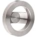 2 Spoked Stainless Steel 303 Dished Hand Wheel without Handle, 4" Diameter, 1-1/4" Hub Diameter (Pack of 1)