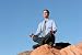 Young Business Man Meditating - 24