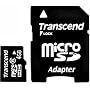 Transcend 4 GB microSDHC Class 6 Flash Memory Card TS4GUSDHC6E