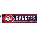 Texas Rangers - Logo & Name Bumper Sticker