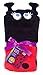 Sozo Girls Ladybug Swaddle Blanket & Cap Set, Red/Black, One Size