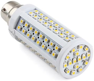 LED Bulbs - B22 112-SMD 3528 5.5-6W 750LM 2800-3500K Warm White LED Corn Bulb (220-240V)