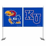 NCAA Kansas Jayhawks Car Flag