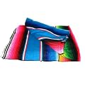 Large Authentic Mexican Blankets Colorful Serape Saltillo Blankets