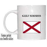 US State Flag GULF SHORES Alabama AL Mug US State Flag GULF SHORES Alabama AL Mug