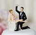 Garter Victory Pun Wedding Cake Topper
