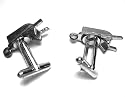 Monopoly Wheel Barrel Game Piece Token Cufflinks w/Gift Box