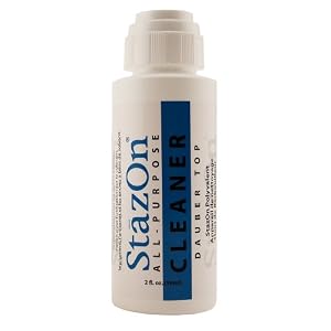 Tsukineko-2-Fluid-Ounce-Bottle-StazOn-All-Purpose-Stamp-Cleaner-with-Dauber-Top-Lightly-Lemon-Scented