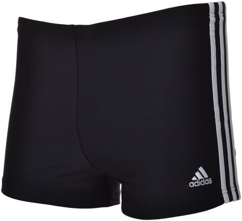 Adidas Infinitex Mens 3 Stripe Authentic Swimming Boxer Trunks - Black