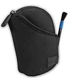 Slim Weather Proof Neoprene Digital Camera Carrying Case for PANASONIC LUMIX DMC ZS3 / TS1 / ZR1 and Other Models * Includes Lens Brush *
