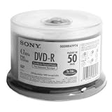 SON50DMR47PT - DVD-R Disk, 16x, 4.7GB, Thermal Printable, 50/PK