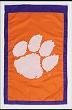 NCAA Clemson Tigers Double Sided 29 x 44-Inch Applique Flag