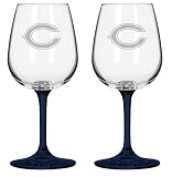 NFL Chicago Bears 12.75-Ounce Wine Glass Set