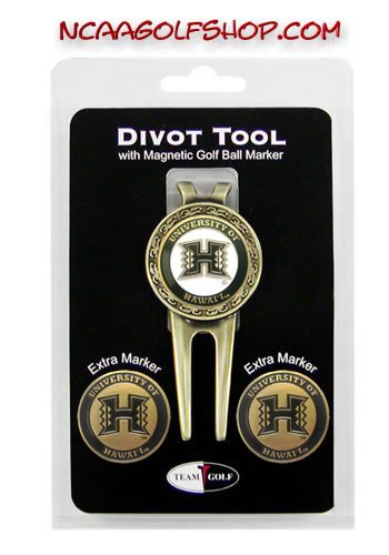 Hawaii Warriors Divot Tool Ball Marker Set Tg3