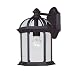 Trademark Global 87-0634, Savoy House Kensington 1 Light Outdoor Wall Light - Black