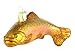 Old World Christmas Brown Trout Glass Ornament