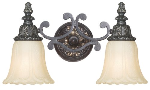 Kenroy Home 90042BRZ Regal Vanity Two Light
