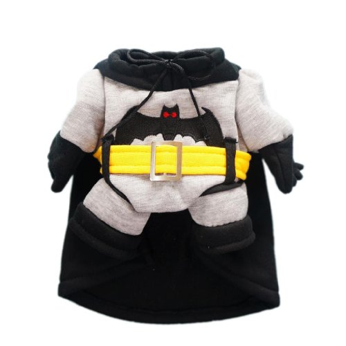 Classic Batman Dog Costumes for Dog Coat Cozy Cute Dog Clothes Free Shipping,XL
