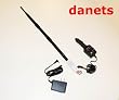 (3 in 1 Car WarDriving Kit): 27dBm WiFi Amplifier Booster 802.11g + 9.5dBi Omni Antenna WiFi + Car Light Adaptor