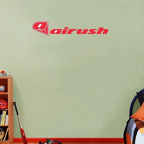 Airush Kites Kiteboarding Sport Red Slogan Set of 2 Art Wall Home Decor Sticker 25'' X 6''