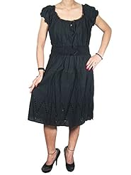 Sexy Tiered Vintage Shirred Cap Sleeves Cotton  Dress