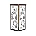 Mr. Light Circles Design Glass Solar Projection Lantern with Bronze Plated Finish
