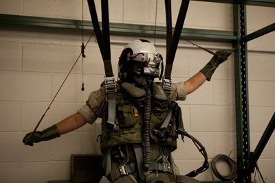 Wallmonkeys Peel and Stick Wall Decals - A U.s. Marine Training in the Virtual Parachute Trainer. - 24W x 16H Removable Graphic