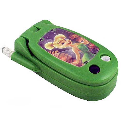 Disney Tinkerbell Toy Flip Phone Pink and Purple Toys
