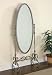 Powell Garden District Scroll Cheval Mirror