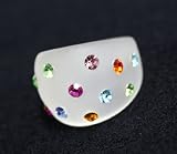 MARC BY MARC JACOBS 193371 Rhinestone Bubble Ring Clears Multi Colored