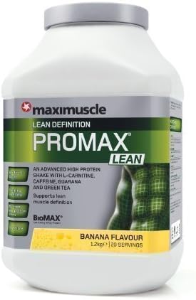 MaxiMuscle Promax Lean Definition Banana Weight Loss and Definition Shake Powder 1200g by Maximuscle